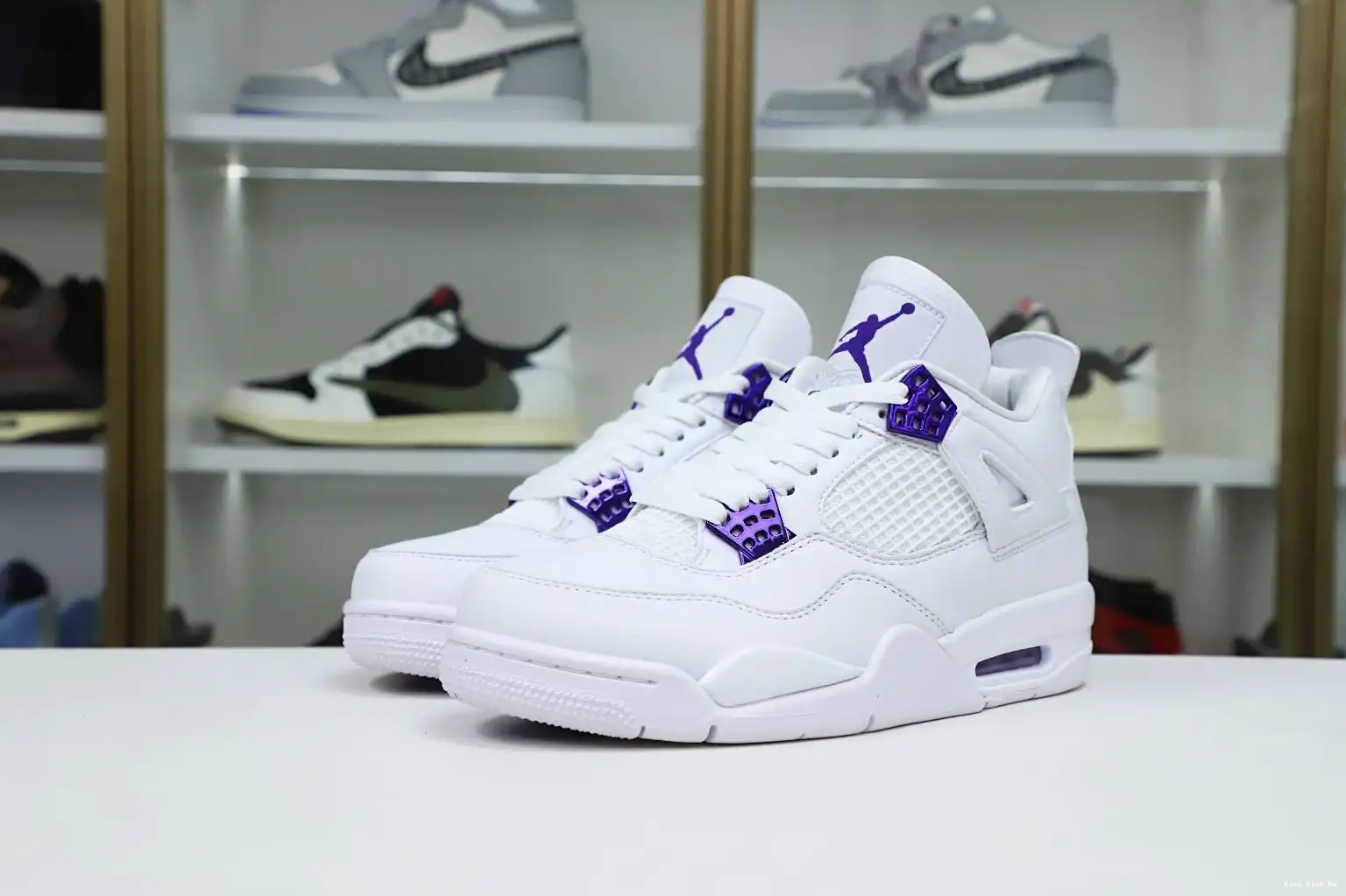 Kimikick PURPLE JORDAN 4 METALLIC AIR 0627